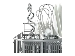 Batidora de mano CleverMixx de 450 W - 5 velocidades - 2 varillas de acero inoxidable / 2 ganchos para amasar - Blanca / Gris