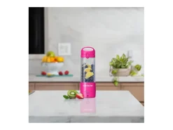 Batidora portátil 70W - 0,475L - Rosa - Incluye 1 botella