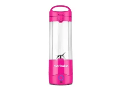 Batidora portátil 70W - 0,475L - Rosa - Incluye 1 botella