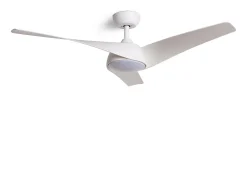 Blanco Blanco Con Luz Controlador de Pared + Mando Sí