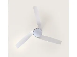 Blanco Blanco Con Luz Controlador de Pared + Mando Sí