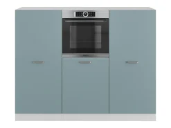 Bloque de cocina azul-gris-blanco 180x46x81.6 r-line