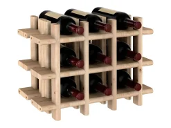 Botellero de pino macizo 9 botellas