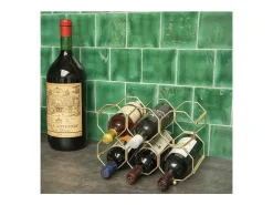 Botellero metálico Miel