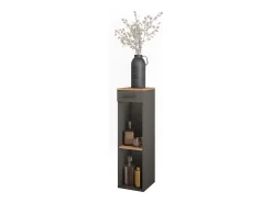 Botellero oro power roble/antracita 30x34.5x106 repose