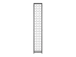 Botellero para 57 botellas hierro forjado negro 34x18x200 cm ES289766
