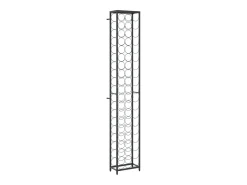 Botellero para 57 botellas hierro forjado negro 34x18x200 cm ES289766