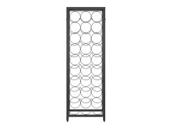 Botellero para 27 botellas hierro forjado negro 34x18x100 cm ES642584