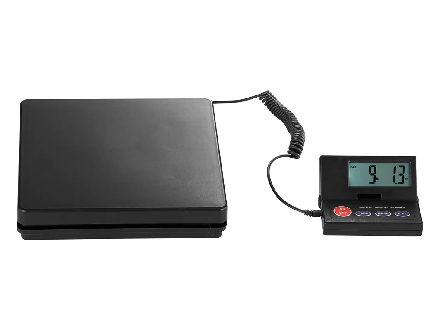 Báscula de Envío Digital SucceBuy Báscula Digital para Envíos de 49.89 kg x 1.98 g con Pantalla LCD
