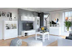 Bufé 2 puertas 1 cajón con LED Kasla Blanco