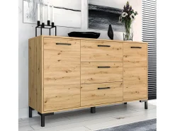 Bufé 2 puertas 3 cajones 138 cm Liora Madera
