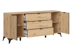 Bufé 2 puertas 3 cajones 180 cm Mao Madera