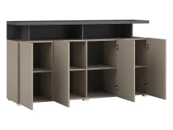 Bufé 4 puertas Opio Topo y Antracita
