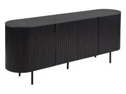 Buffet / Aparador VAGOS – 4 puertas – Dimensiones L200 x H80 x P45 cm – Color marrón oscuro – Estilo Diseño