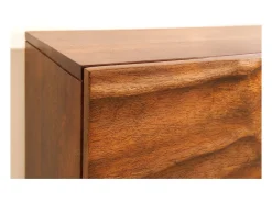 Buffet 180 cm 4 puertas madera tallada natural – Colección SILVA