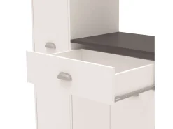 Buffet Asfeld cocina blanco, 2 armarios, 1 cajón, 180x90x40 cm.