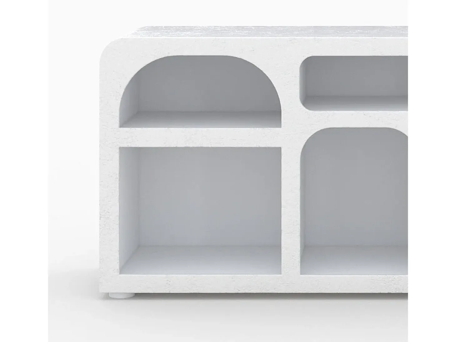 Buffet de hormigón blanco roto 160 cm - Fira