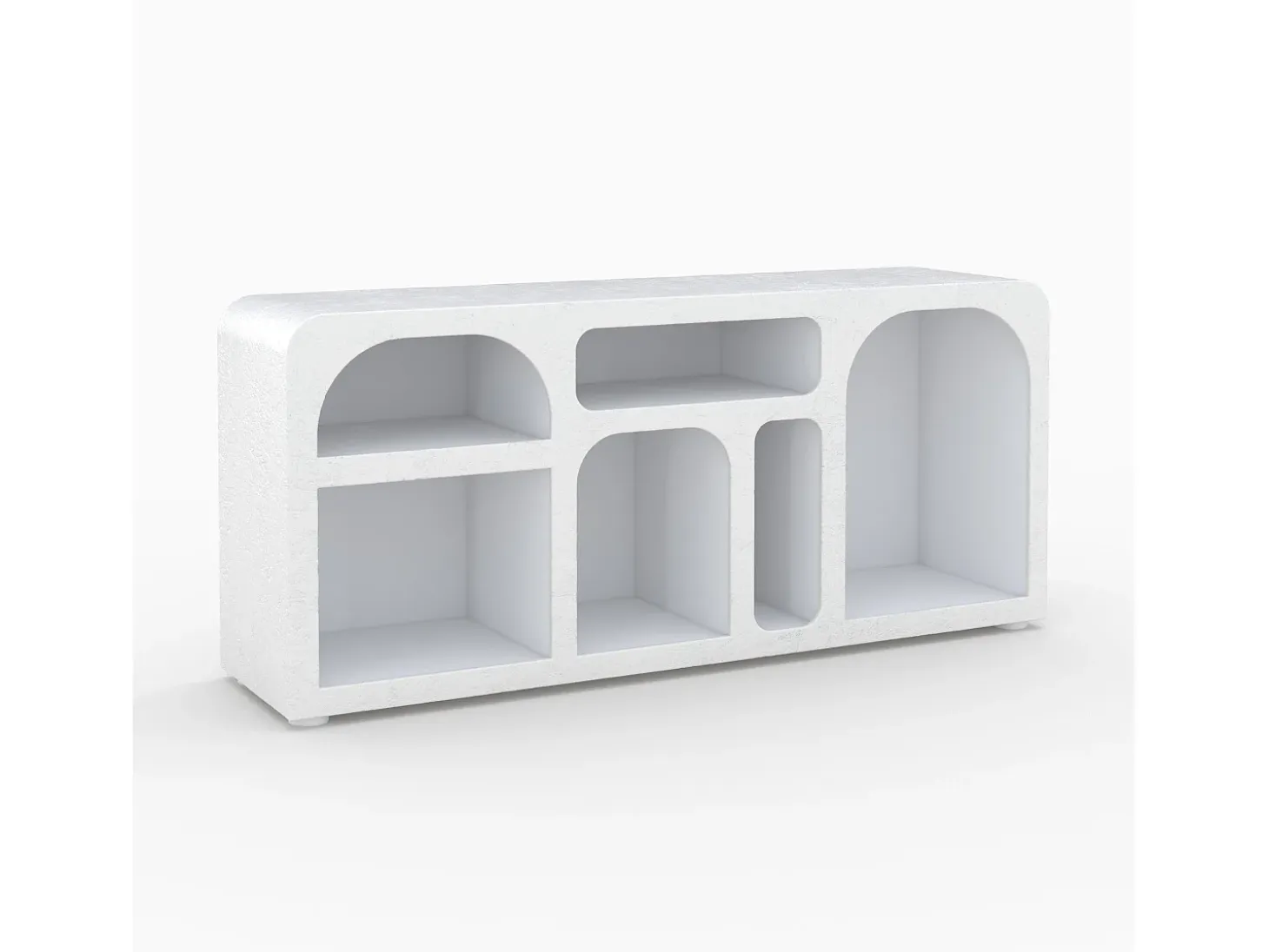Buffet de hormigón blanco roto 160 cm - Fira