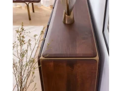 Buffet de madera de mango Lisette - Diseño elegante y original - 80x160x40cm