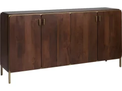 Buffet de madera de mango Lisette - Diseño elegante y original - 80x160x40cm