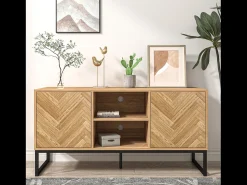 Buffet efecto Chevron 2 puertas y 2 nichos CHEVRON