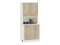 Buffet haaus Oma, Roble Sonoma/Blanco, L 84 cm