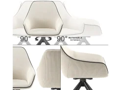 Butaca beige 60x62x89 eleganza