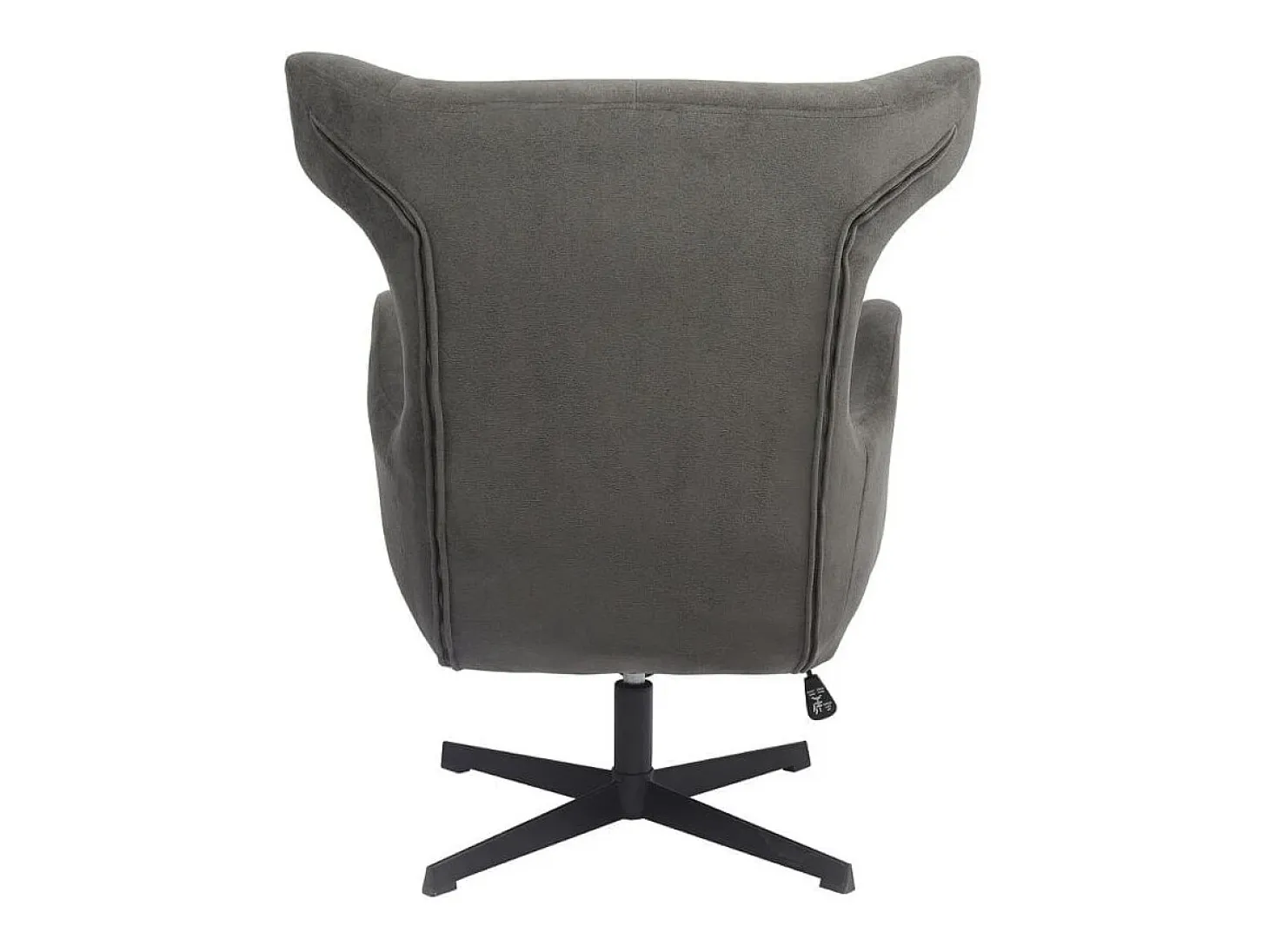 Butaca Munich giratoria y reclinable gris 100x77x85 cm Adec