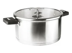 Cacerola inox de 16 cm con mango desmontable y sistema Click & Lock - Colección Combi de Lacor