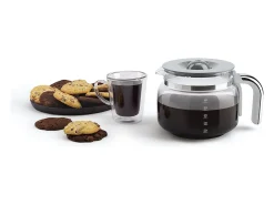 Cafetera de Goteo Smeg DCF02BLMEU 1050W Negra Mate