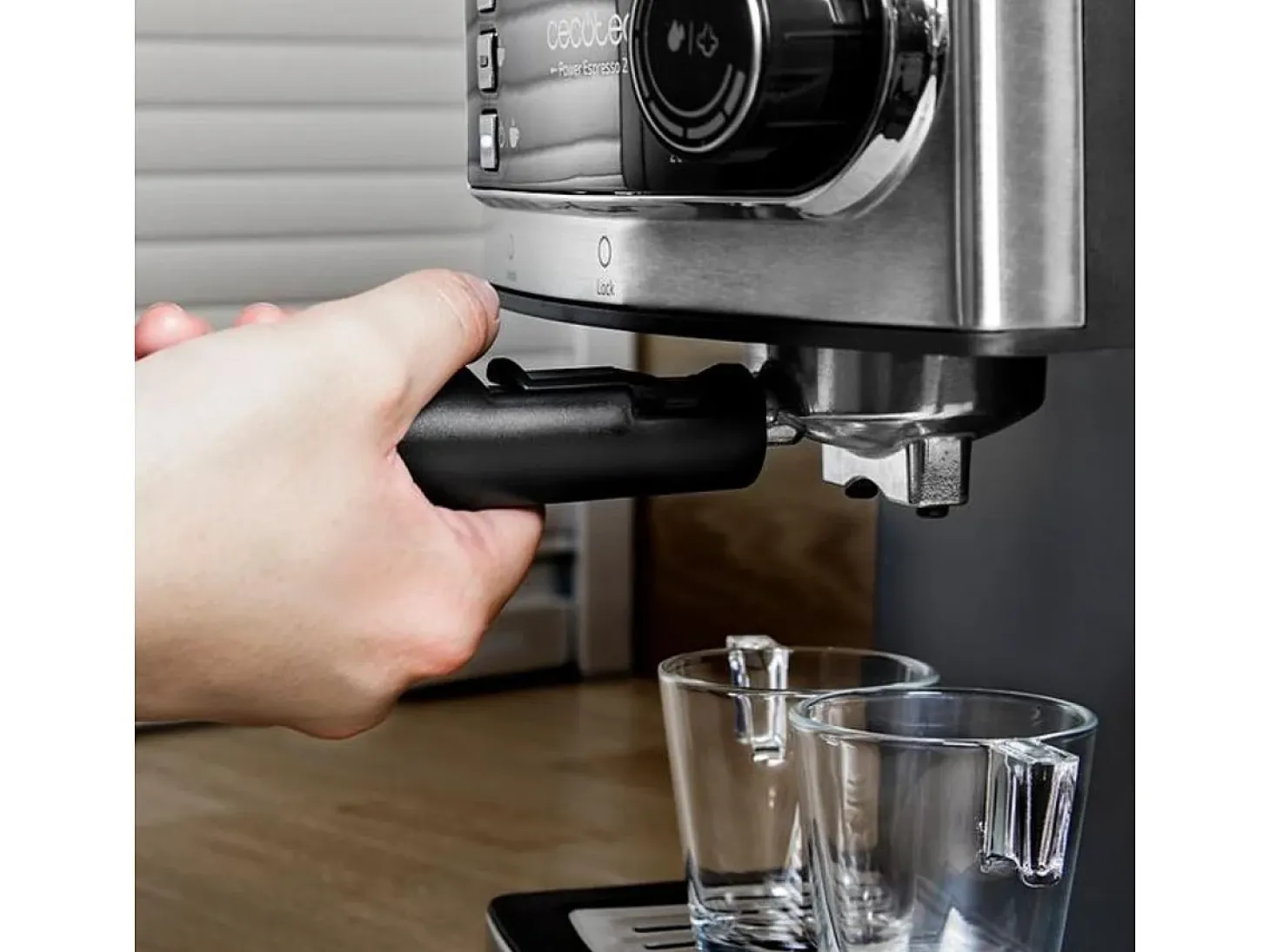 Cafetera espresso Cecotec Power Espresso 20 850W 1,5L acero inoxidable