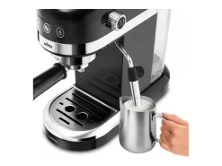 Cafetera espresso Ufesa Palermo 1350W 1,4L panel táctil 2 tazas negro