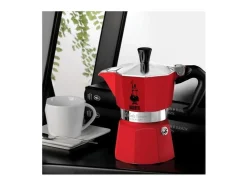 Cafetera Italiana Moka Express 3T Roja Bialetti - Tradición Italiana en Color