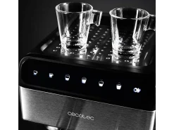 Cafetera semiautomática Cecotec Power Instant-ccino 20 Touch Nera 1350W 20 bares negro/inox
