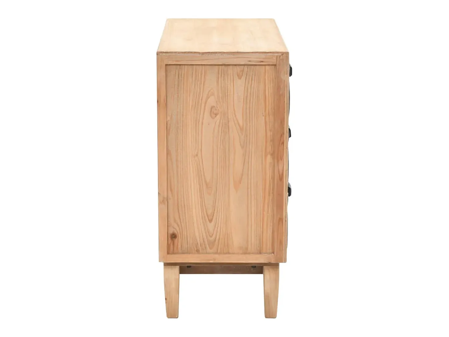 Cajonera de madera maciza de abeto 80x36x75 cm