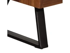 Cajonera marrón miel 70x35x70 cm madera maciza acacia