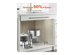 Calentadores de Comida SucceBuy Juego de Calientaplatos Buffet de 4.7 L, Juego de 4 Calientaplatos de Acero Inoxidable con Bandejas Grandes, Calentador Redondo