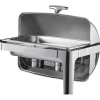 Calentadores de Comida SucceBuy Juego de Calientaplatos Rectangular de Acero Inoxidable de 8.5 L con Bandeja Grande