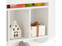 Camarera Carrito de Servir Multiusos con 1 Cajón 3 Estantes y Estantes Laterales 50 x 37 x 87 cm FKW99-N SoBuy ES
