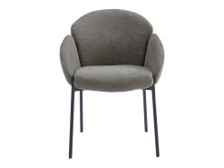 CANDICE-Silla de tela Luxury Topo (x2)