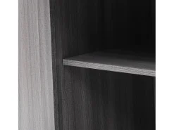 Carrito de cocina, madera maciza y encimera de mármol, diseño europeo, puerta, 3 cajones, ruedas, patas de madera extraíbles (129x46(71)x91,5 cm)