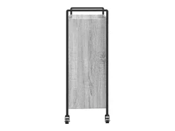 Carrito de cocina madera de ingeniería gris Sonoma 70x30x82 cm