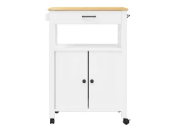 Carrito de cocina MONZA madera maciza de pino 60x40x88,5 cm