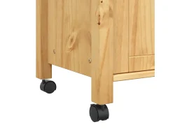 Carrito de cocina MONZA madera maciza de pino 84x40x88,5 cm