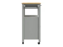 Carrito de cocina MONZA madera maciza de pino 84x40x88,5 cm