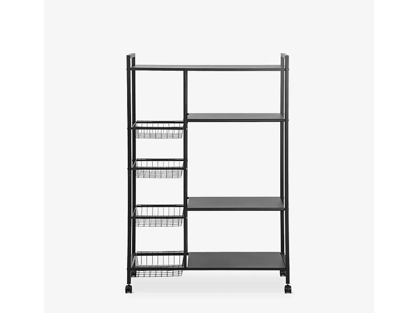 Carrito verdulero con ruedas y cestas de cocina 90x32x135cm Faris XXL