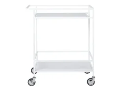 Carrito Vita, Blanco, 68x40x79 cm, Kendra Home
