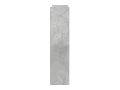 Carro de almacenaje estrecho 4 niveles madera gris hormigón