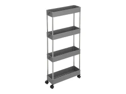 Carro de almacenamiento 40x12,5x86 cm gris