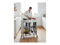 Carro de cocina, Carro Verdulero doble - 92*72,5*45,5cm – MALMÖ INOX